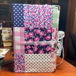 Floral Patchwork Journal with Ribbon
